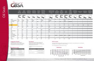 oil seal catalog