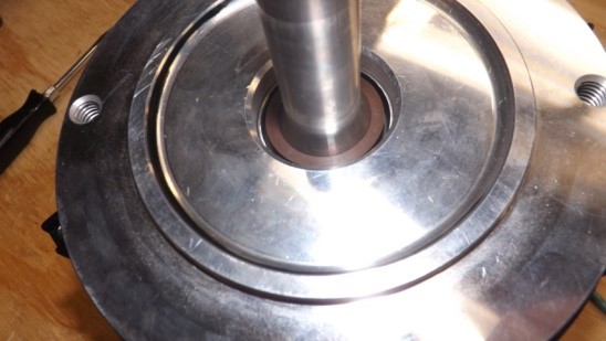 seal applied to shaft